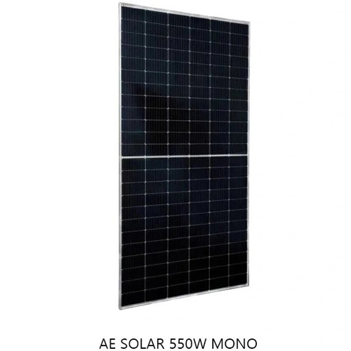 پنل خورشیدی مونوکریستال AE SOLAR ظرفیت ۵۵۰ وات